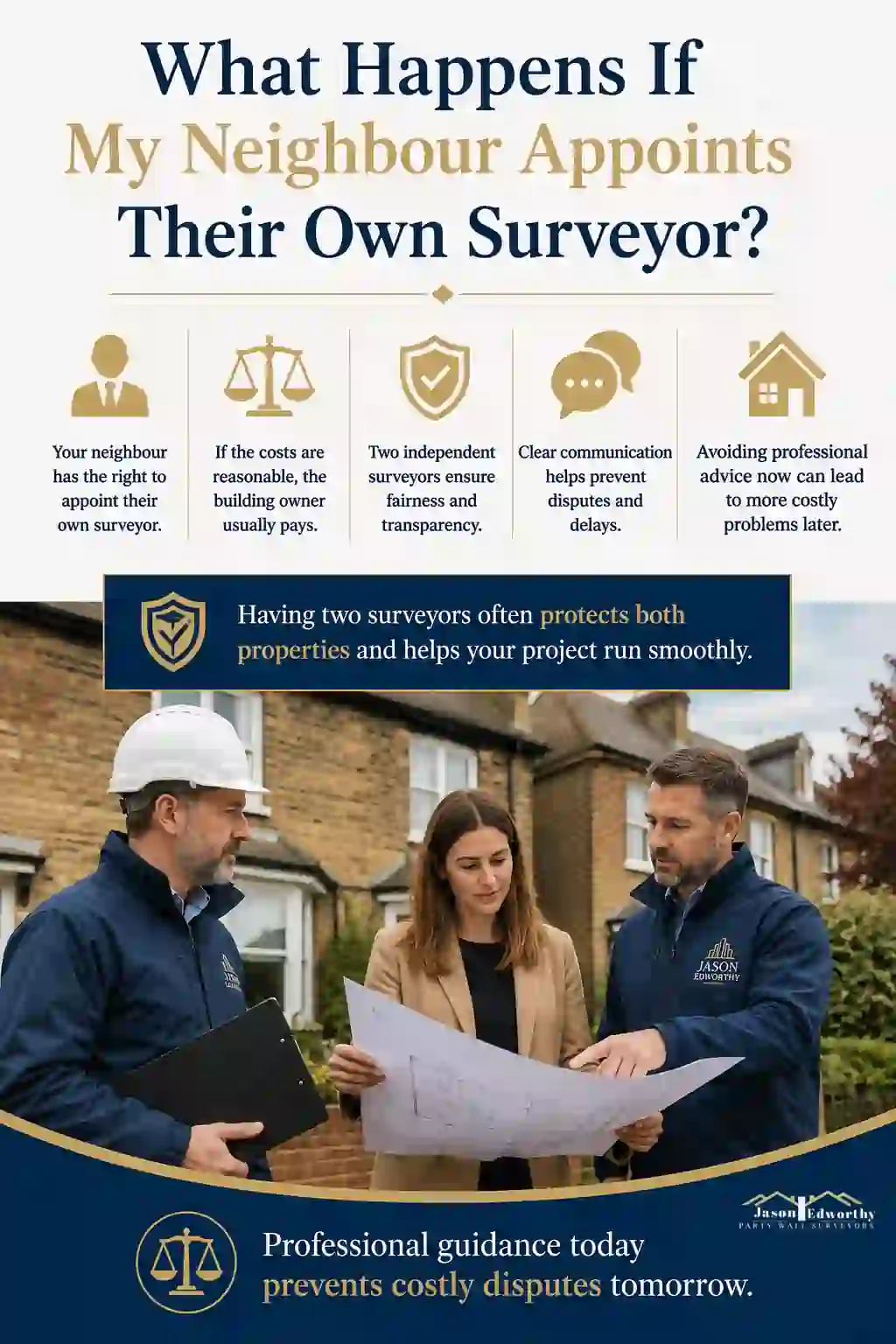 What Happens If My Neighbour Appoints Their Own Surveyor Westbury?